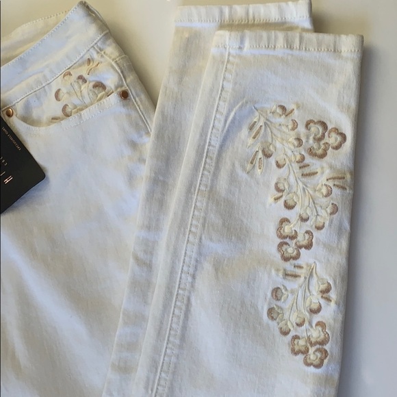 Lord&Taylor Highline Collective Optic White Jeans - Picture 2 of 7